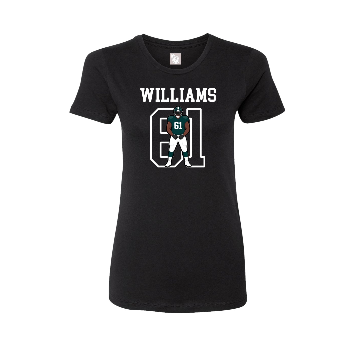 Fitted Women's Tee — Shirsey in Black