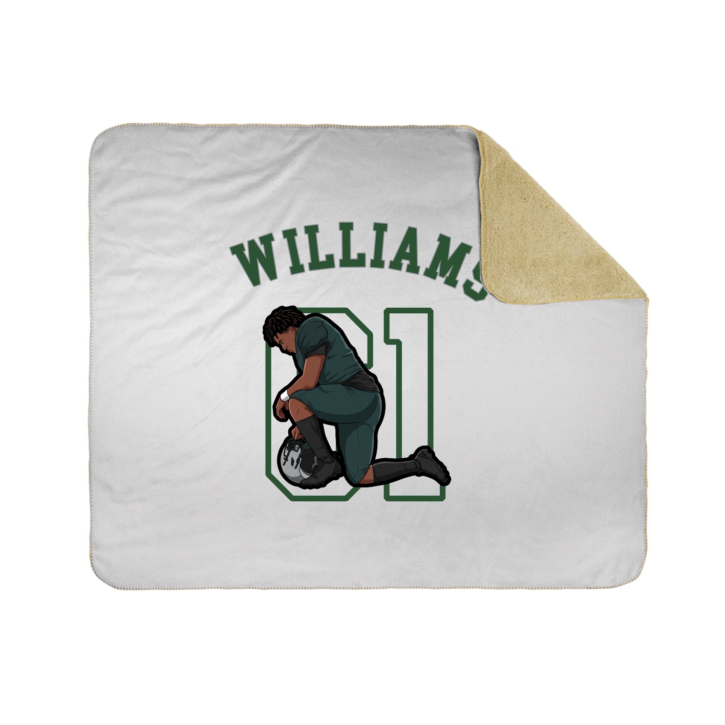 Throw Blanket — Shirsey Arch in White