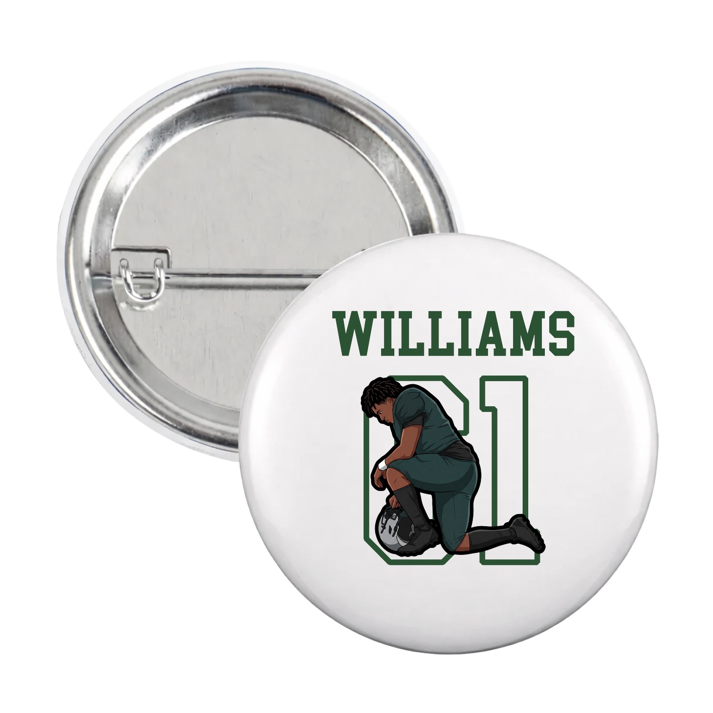 Game Day Button — Shirsey in White