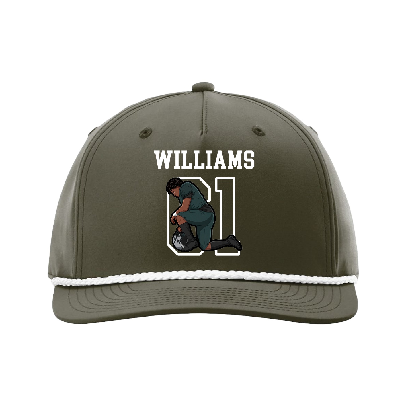 Five-Panel Classic Rope Cap — Shirsey in Green