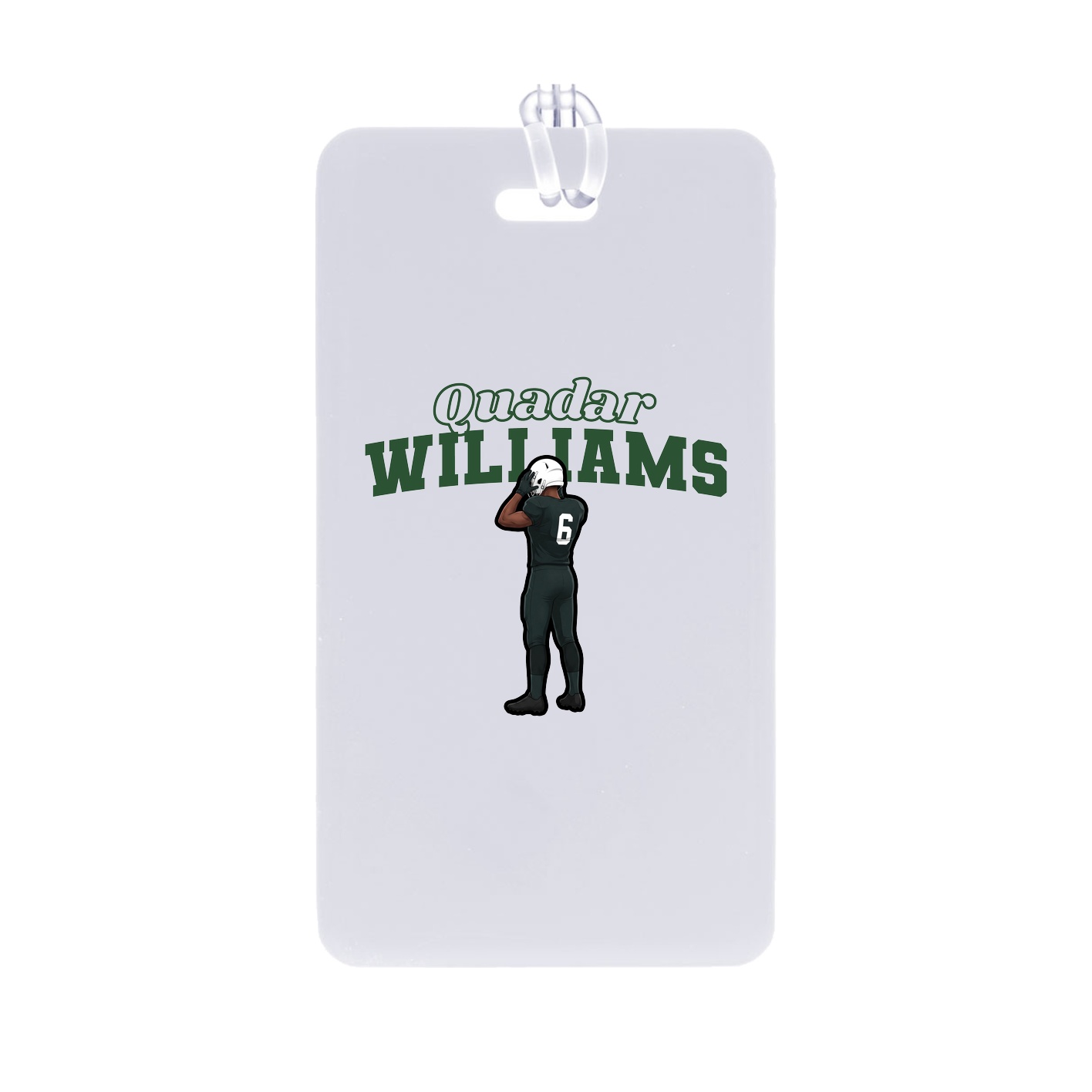 Bag Tag — Name Arch in Classic
