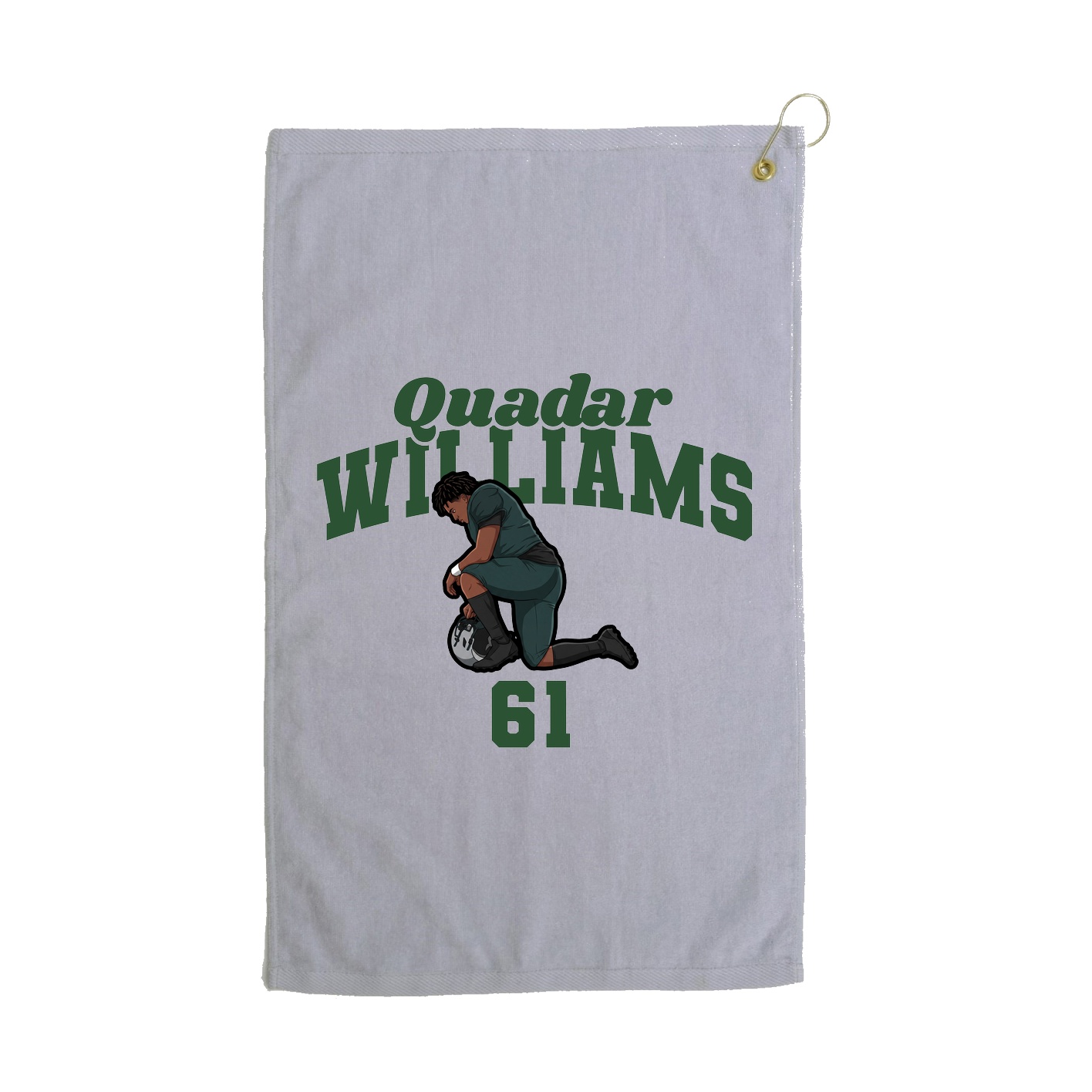 Golf Towel — Signature Arch in Grey