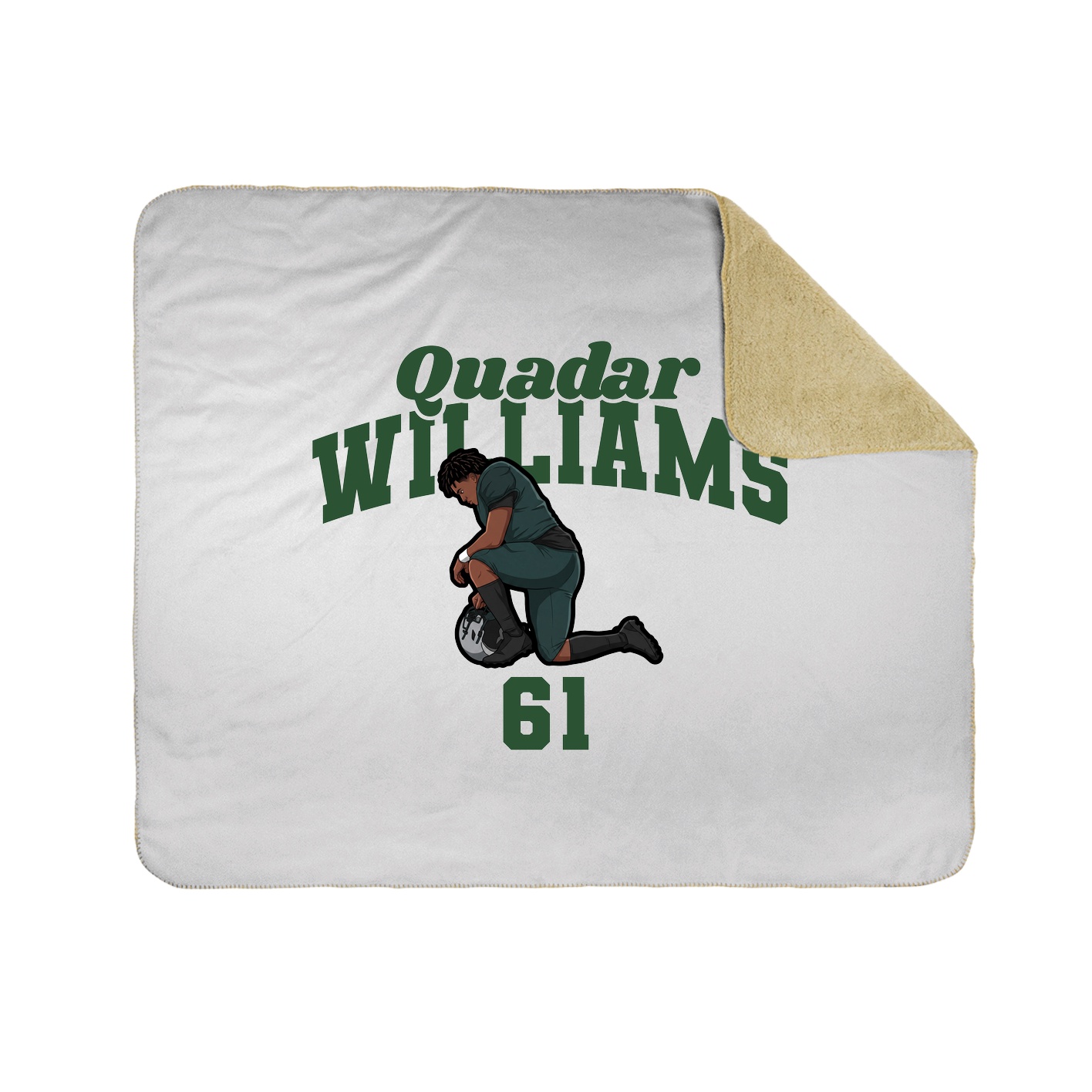Throw Blanket — Signature Arch in White