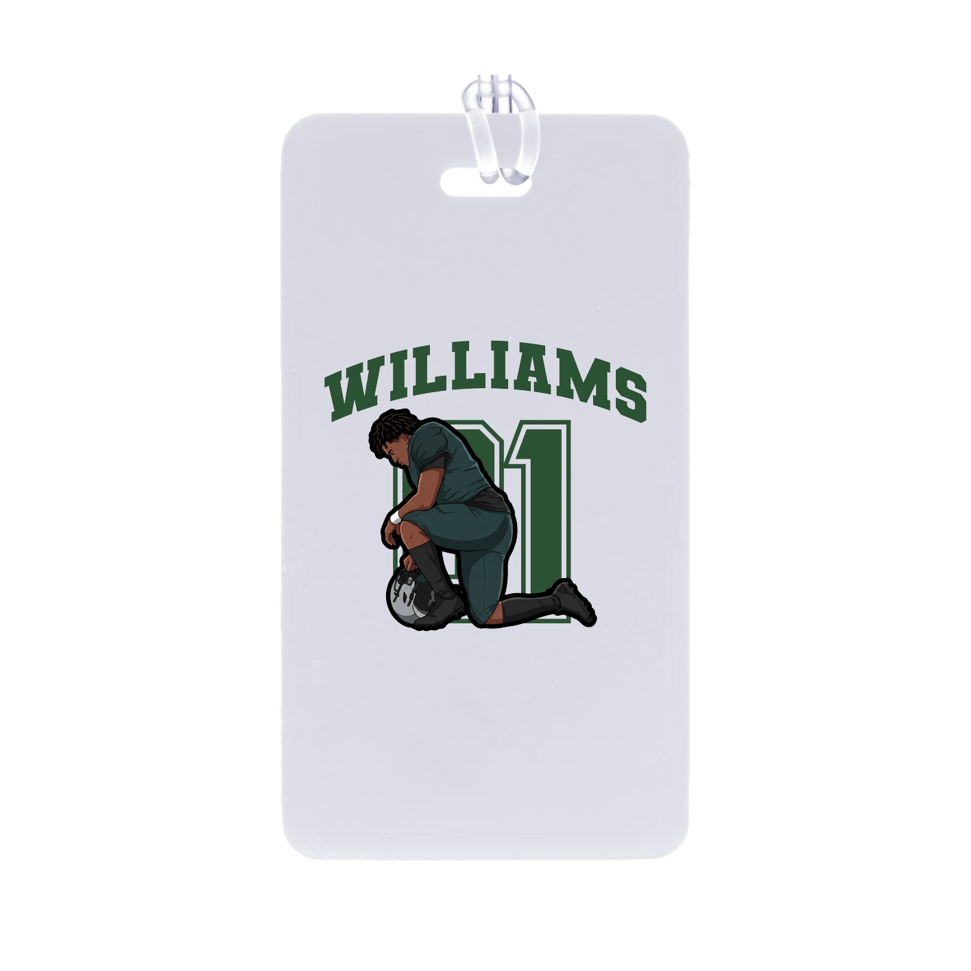 Bag Tag — Number in Classic