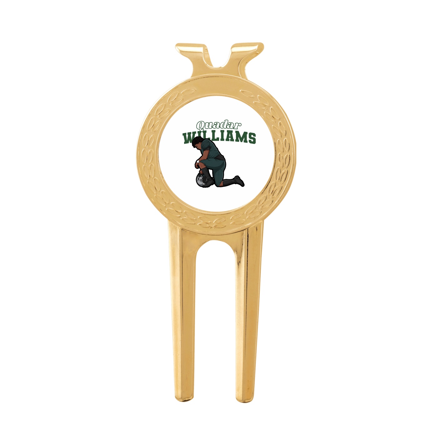 Divot Tool with Ball Marker — Name Arch in Classic