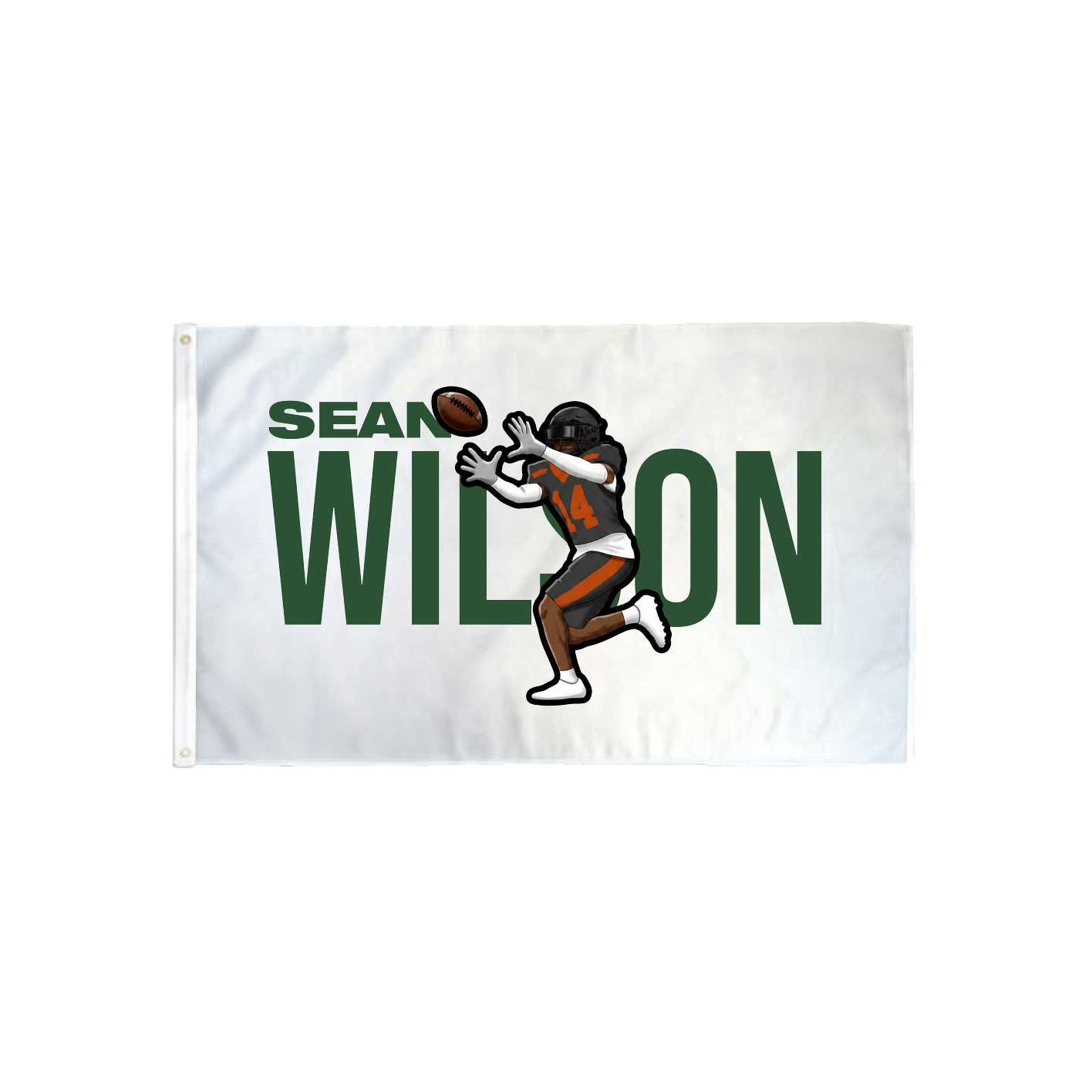 3x5 Flag — Player Name in Classic
