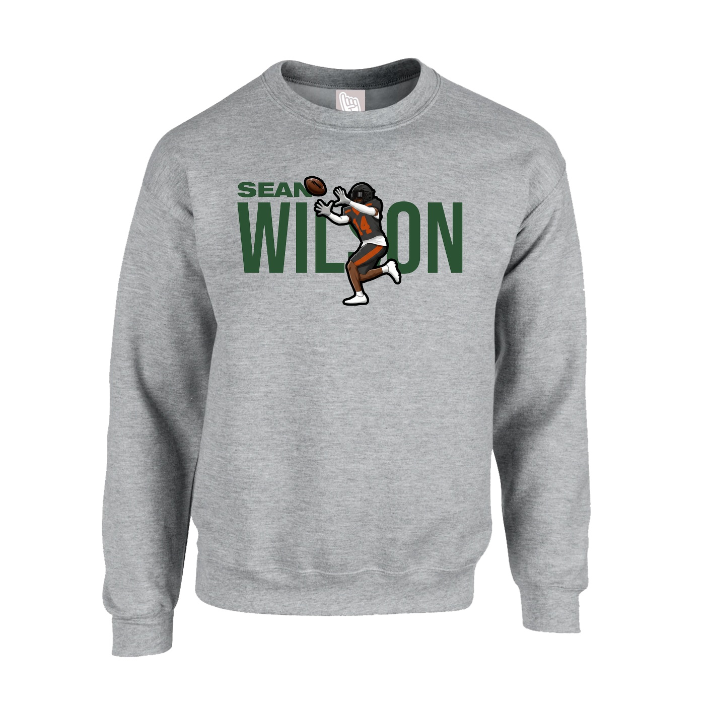 Fleece Crew — Player Name in Grey