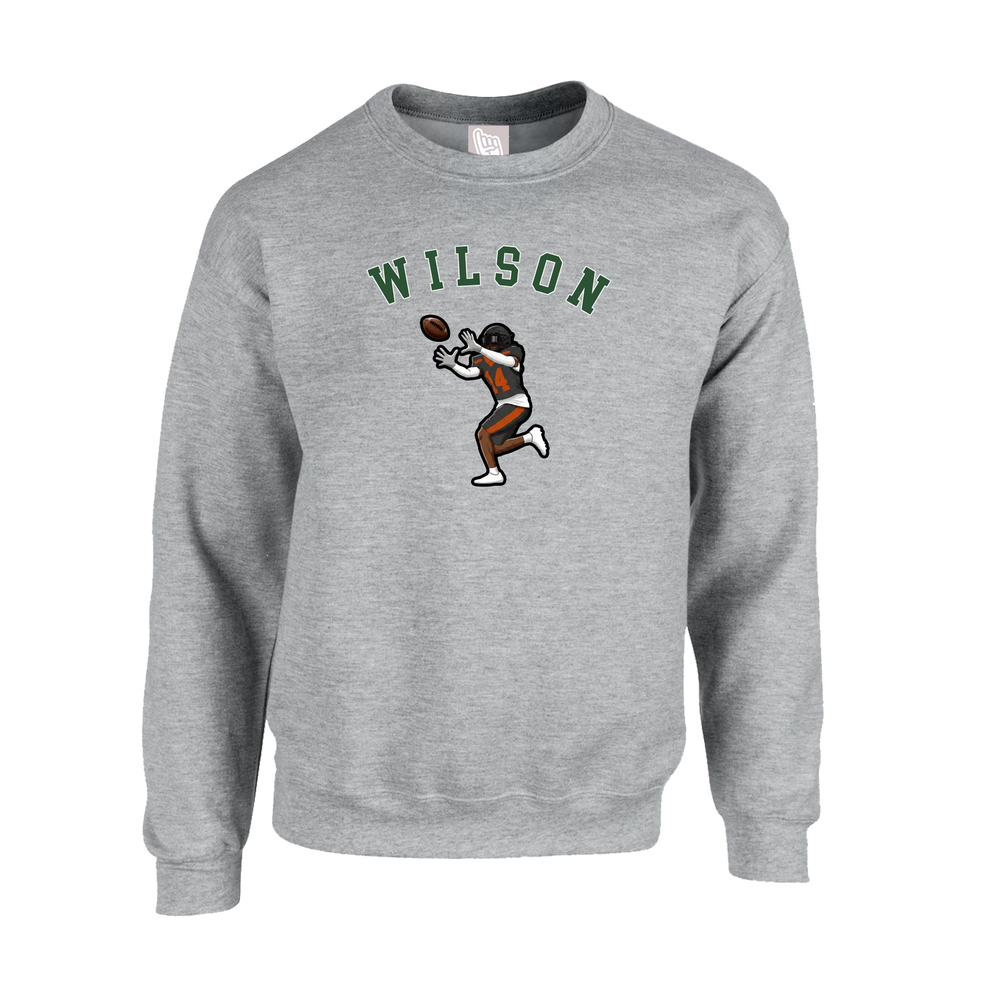 Fleece Crew — Shirsey Arch in Grey