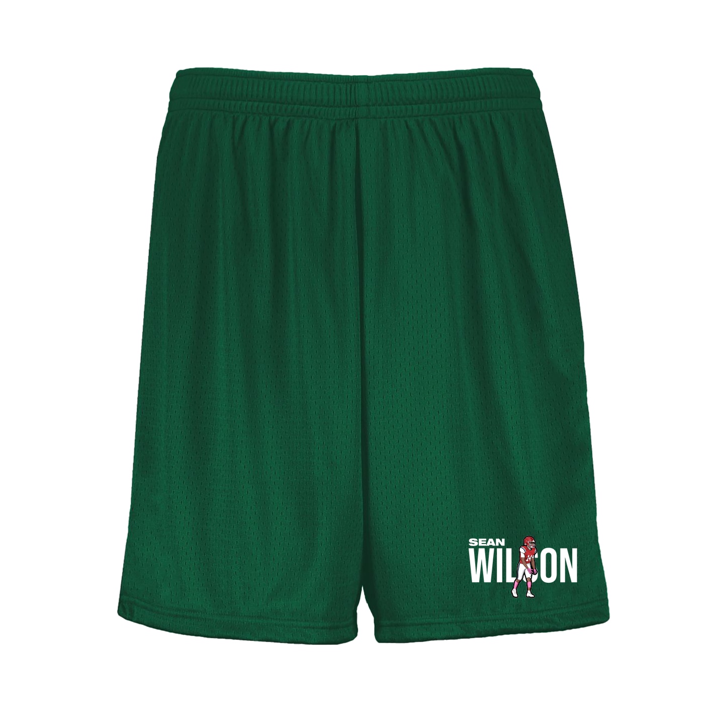 Shorts — Player Name in Green