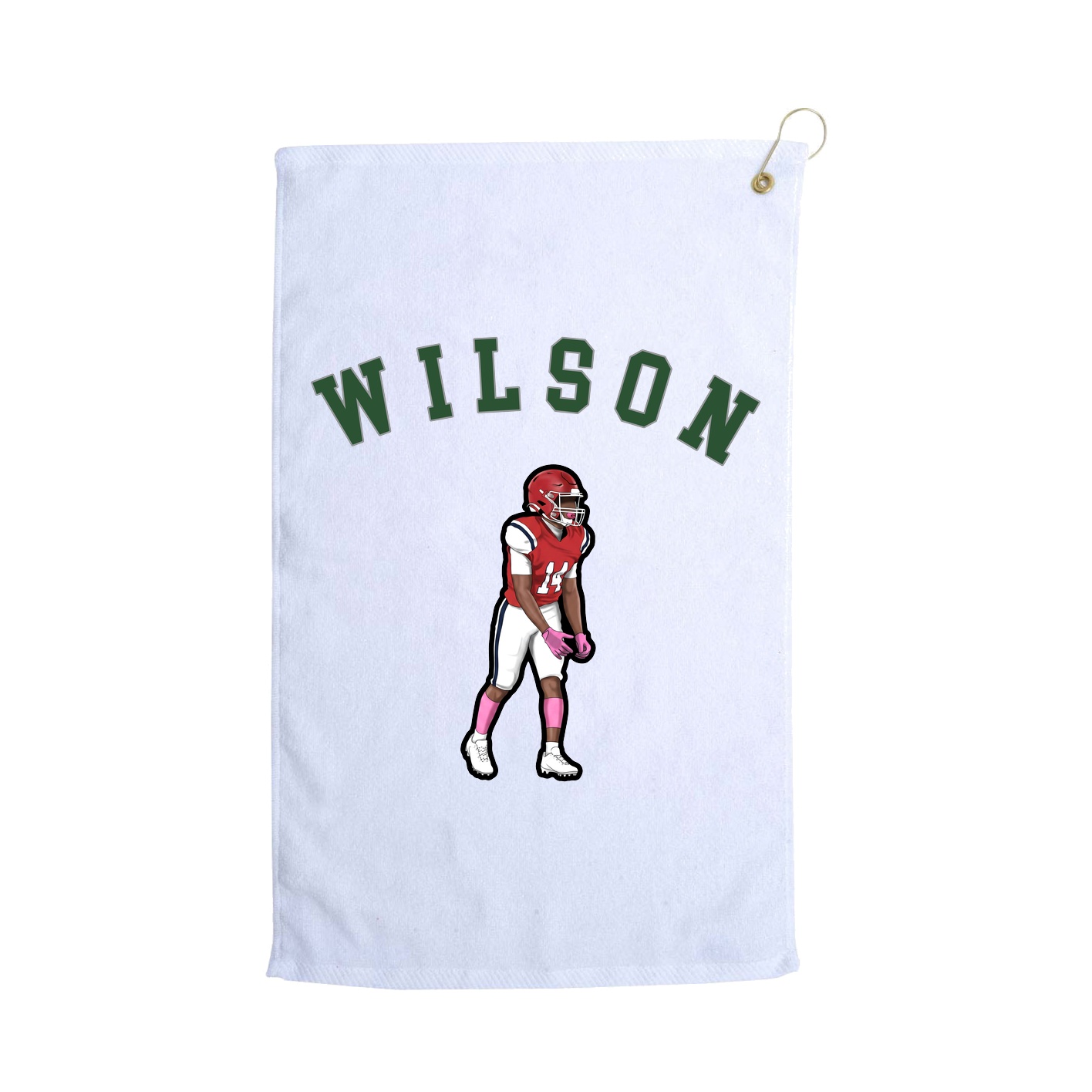 Golf Towel — Shirsey Arch in White