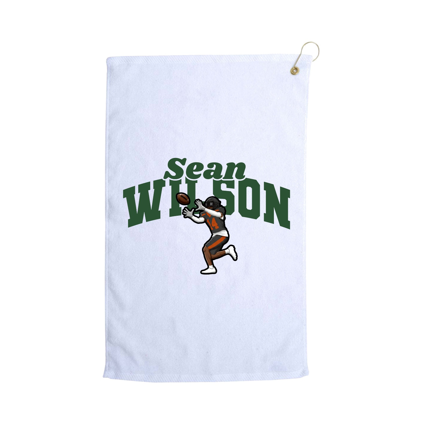 Golf Towel — Signature Arch in White