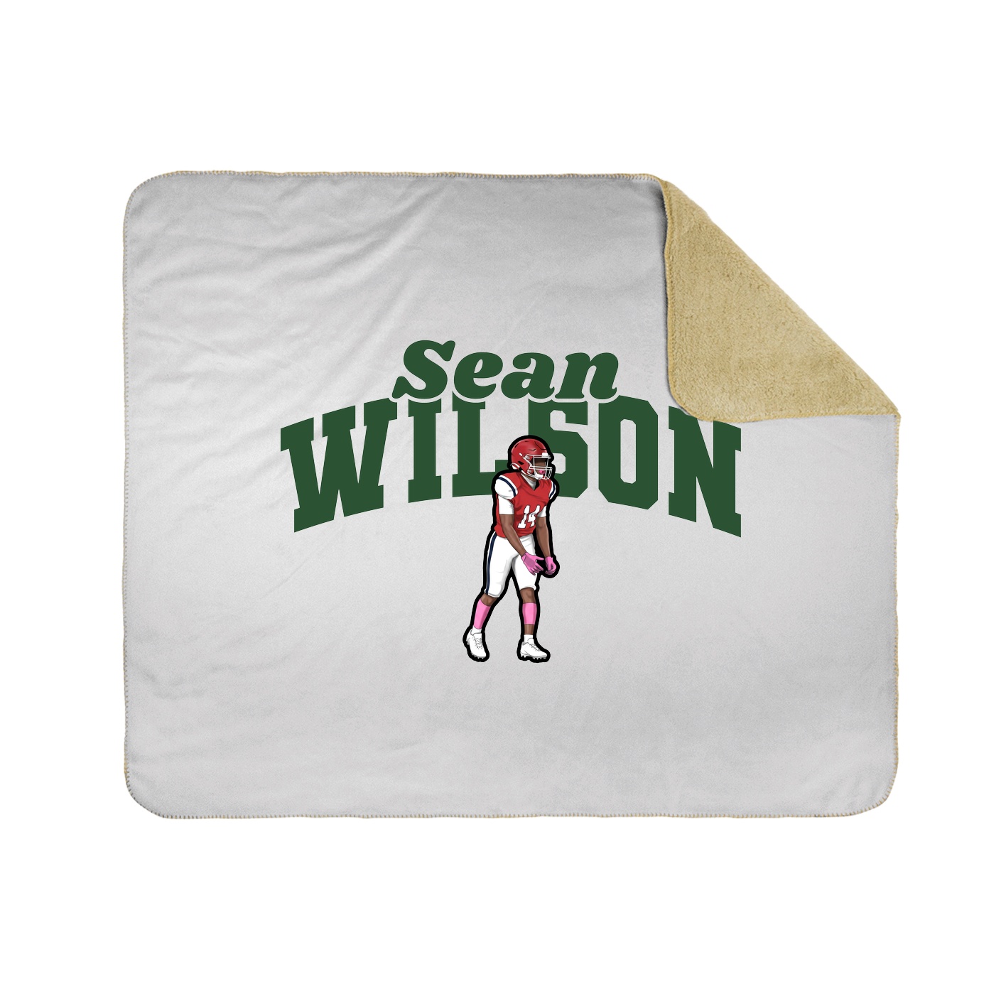 Throw Blanket — Signature Arch in White
