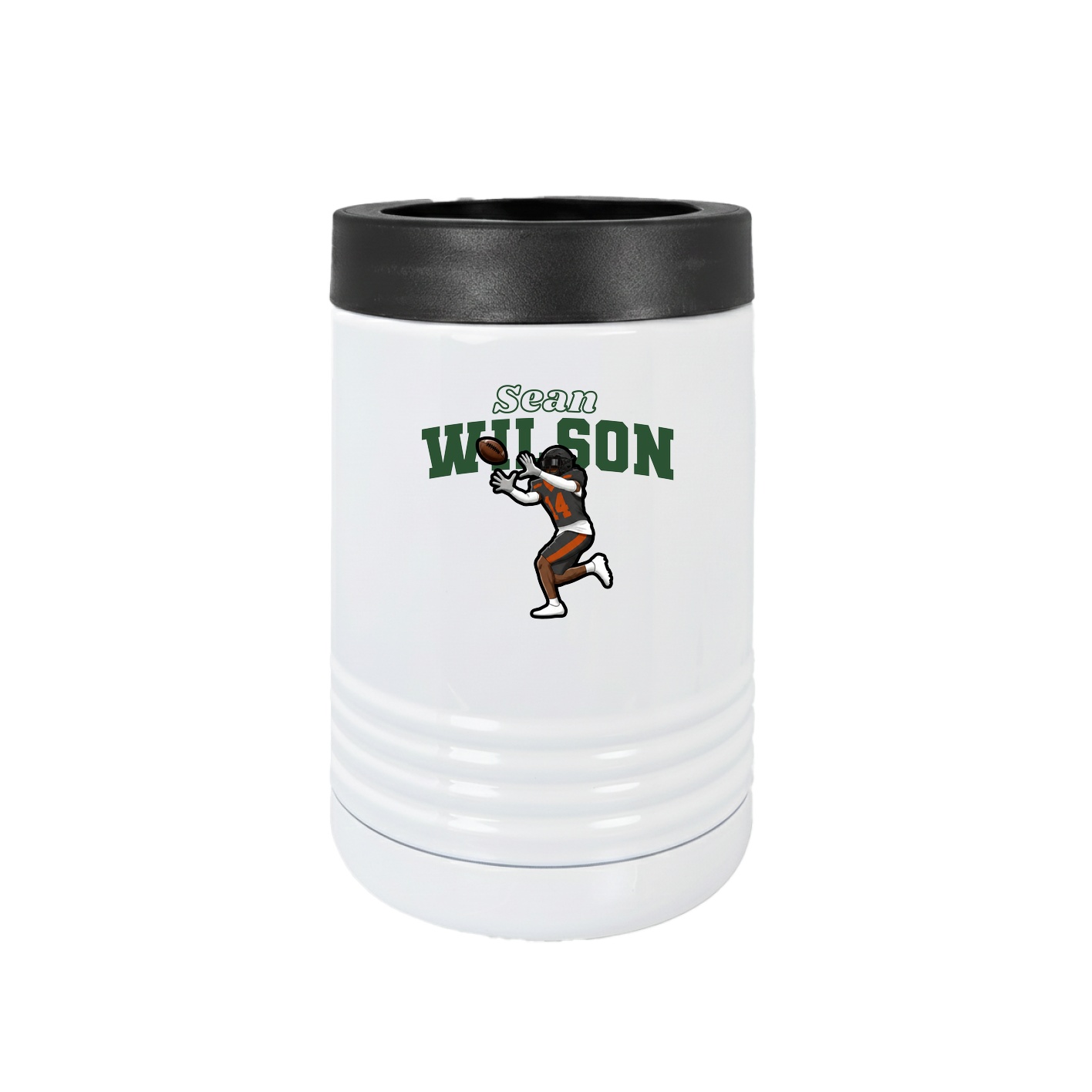 Beverage Holder — Name Arch in White