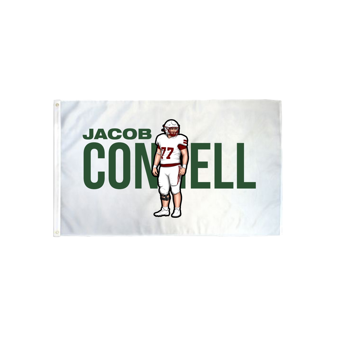 3x5 Flag — Player Name in Classic