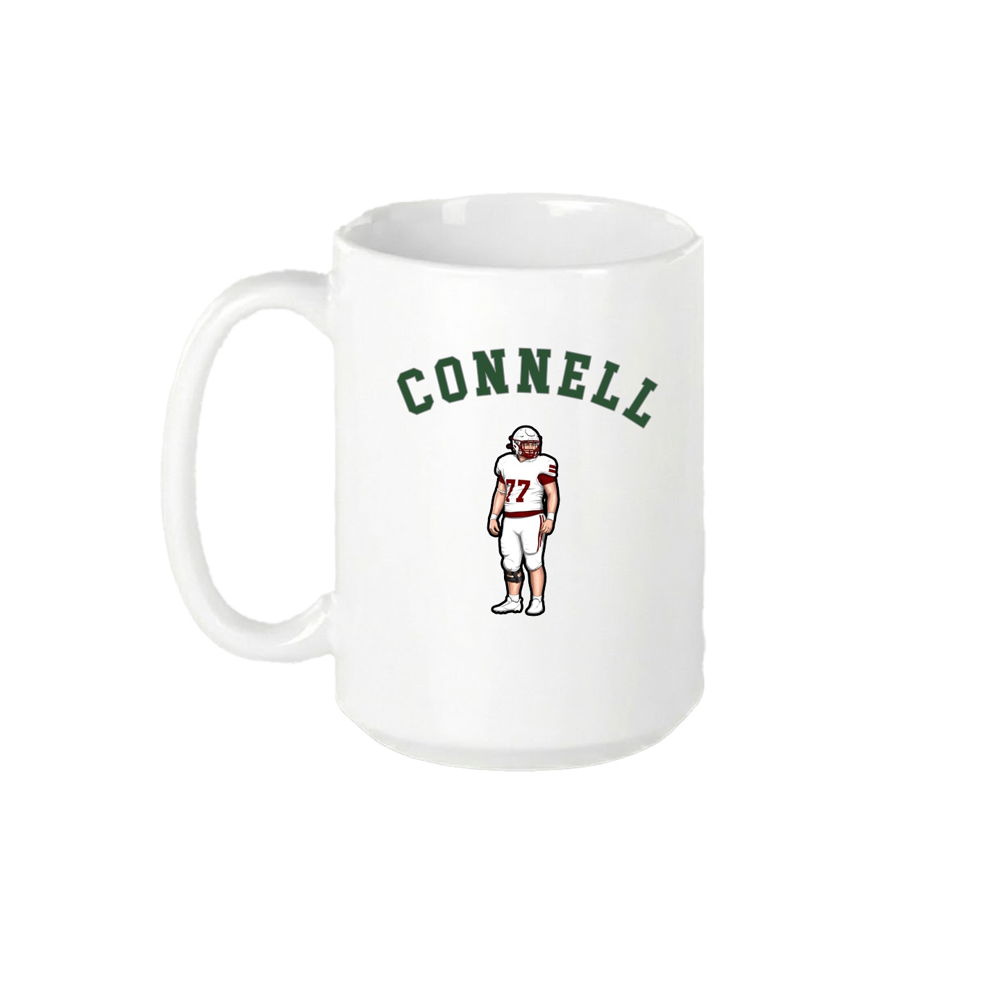 15oz Coffee Mug — Shirsey Arch in White