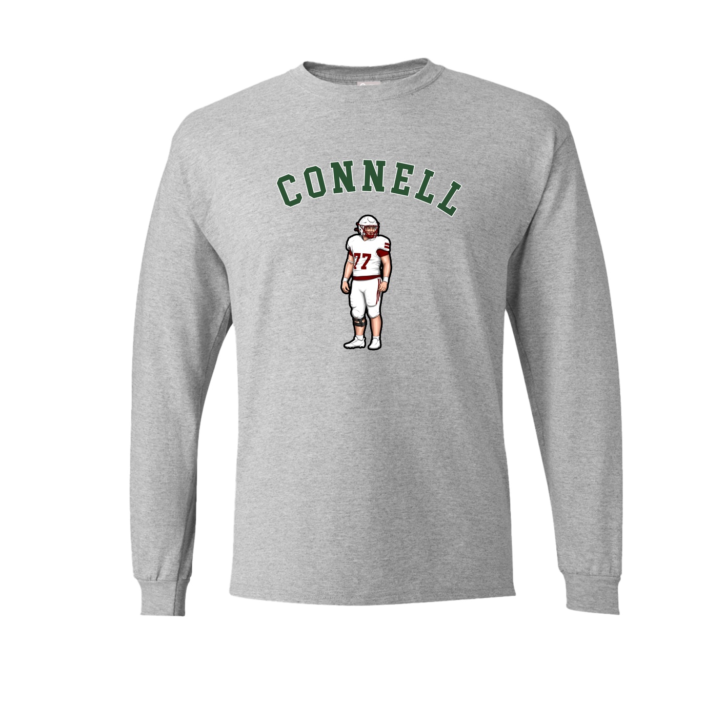 Long Sleeve Tee — Shirsey Arch in Grey