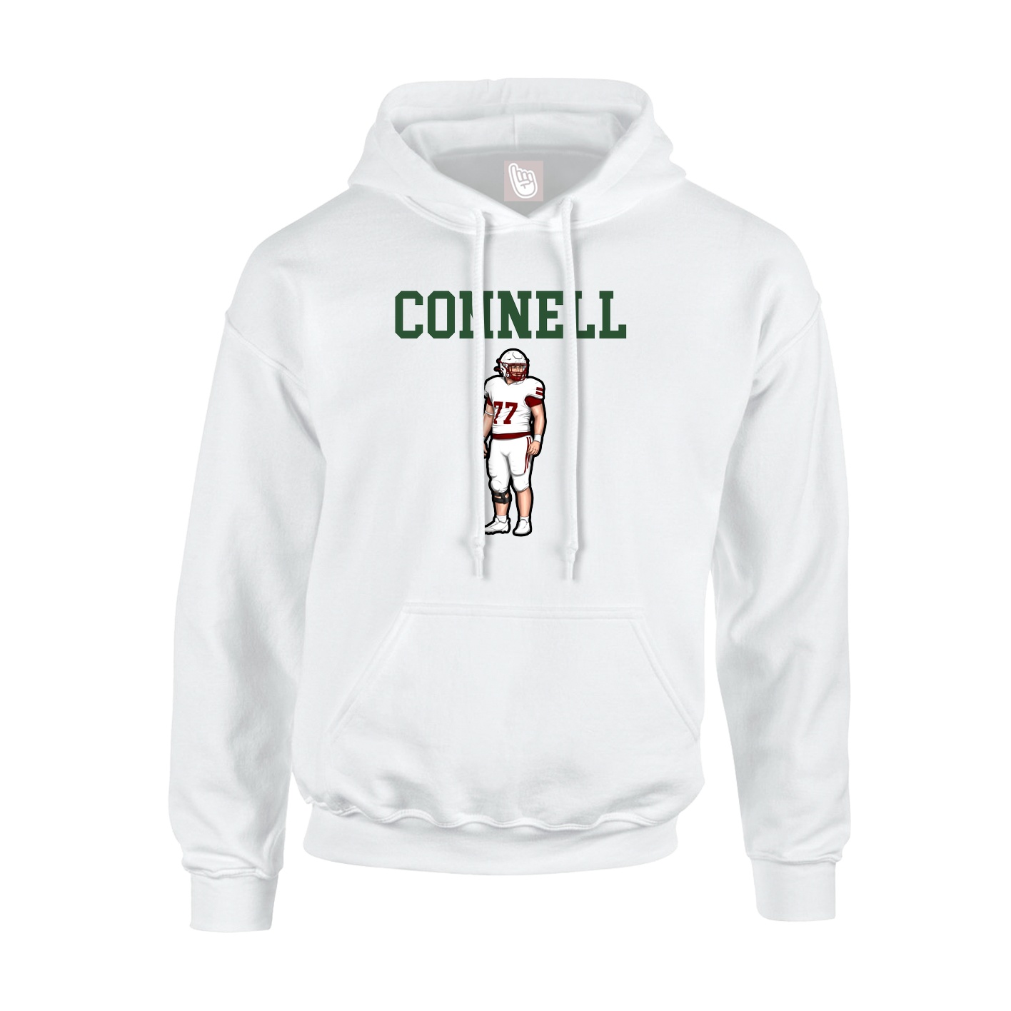 Youth Hoodie — Shirsey in White