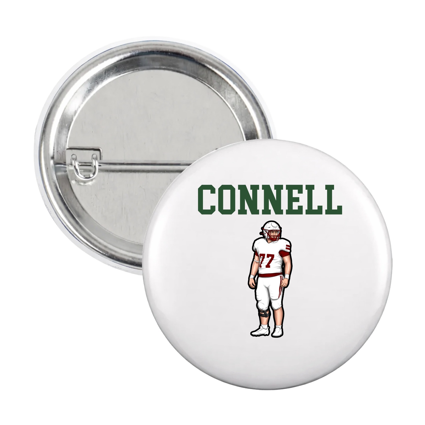 Game Day Button — Shirsey in White