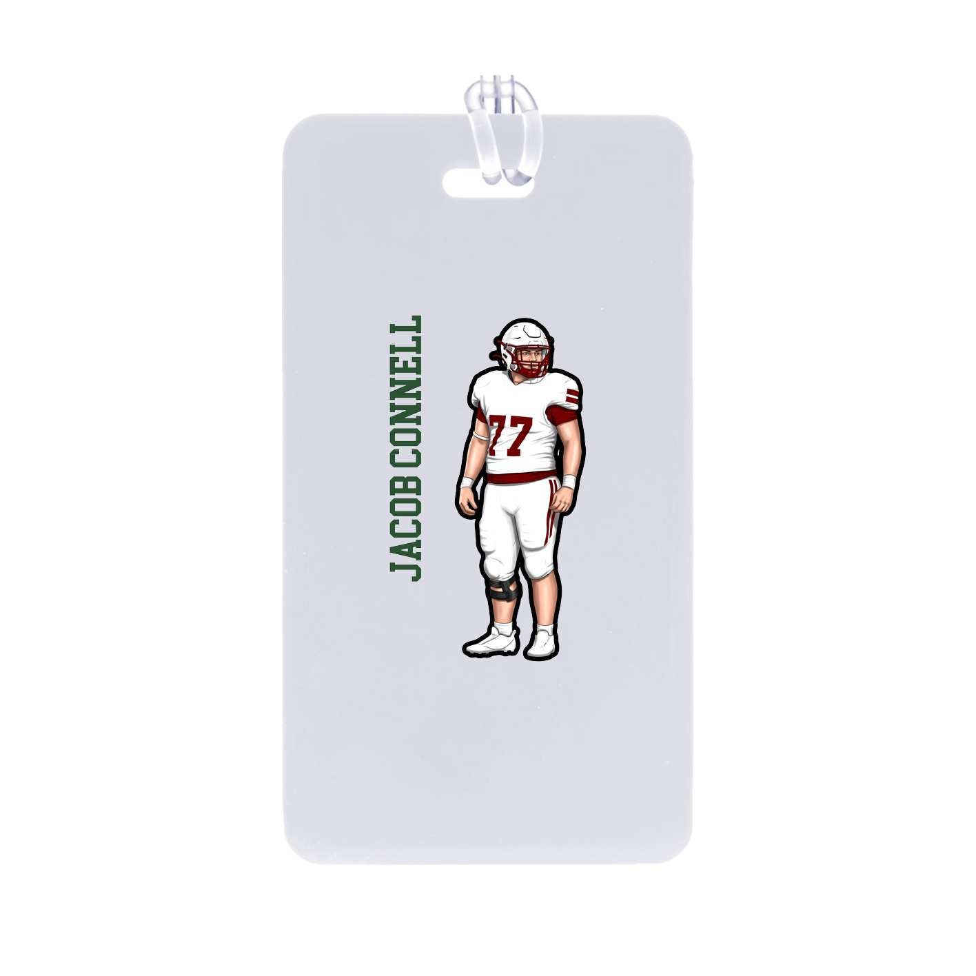 Bag Tag — Name Vertical in Classic