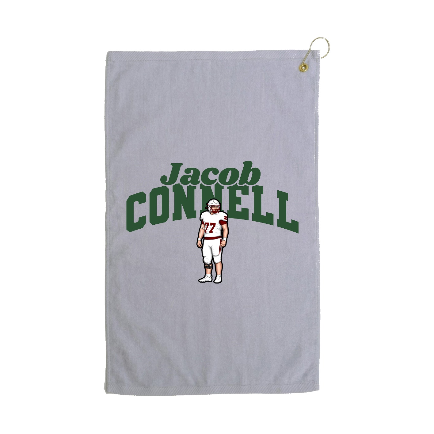 Golf Towel — Signature Arch in Grey
