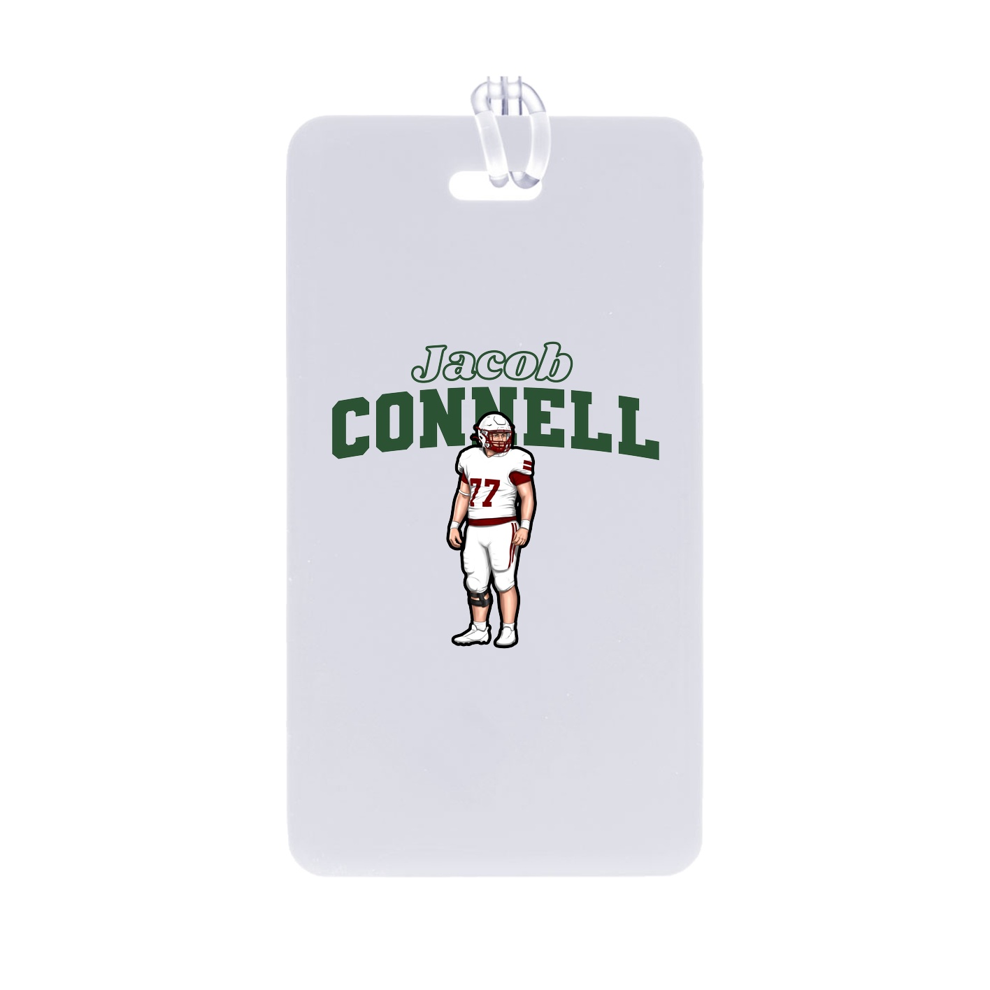 Bag Tag — Name Arch in Classic
