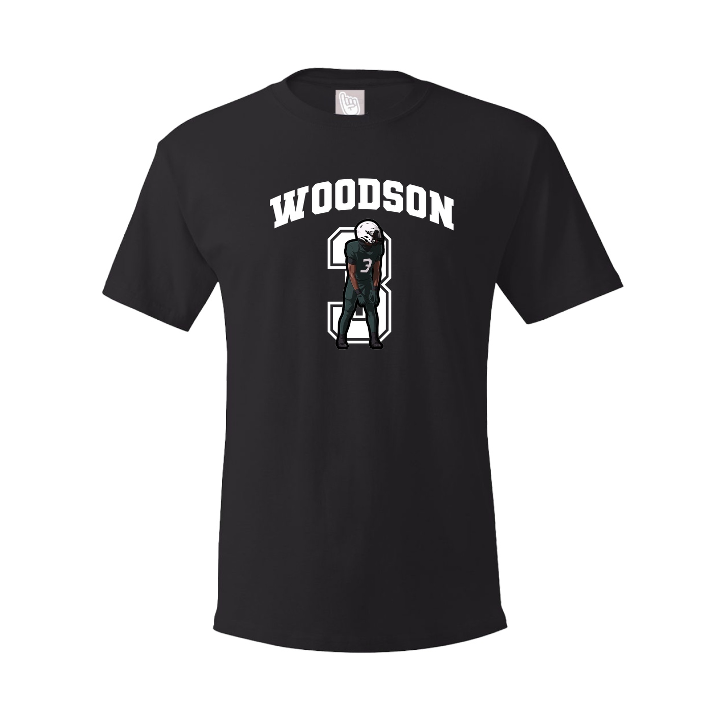 Youth Tee — Number in Black