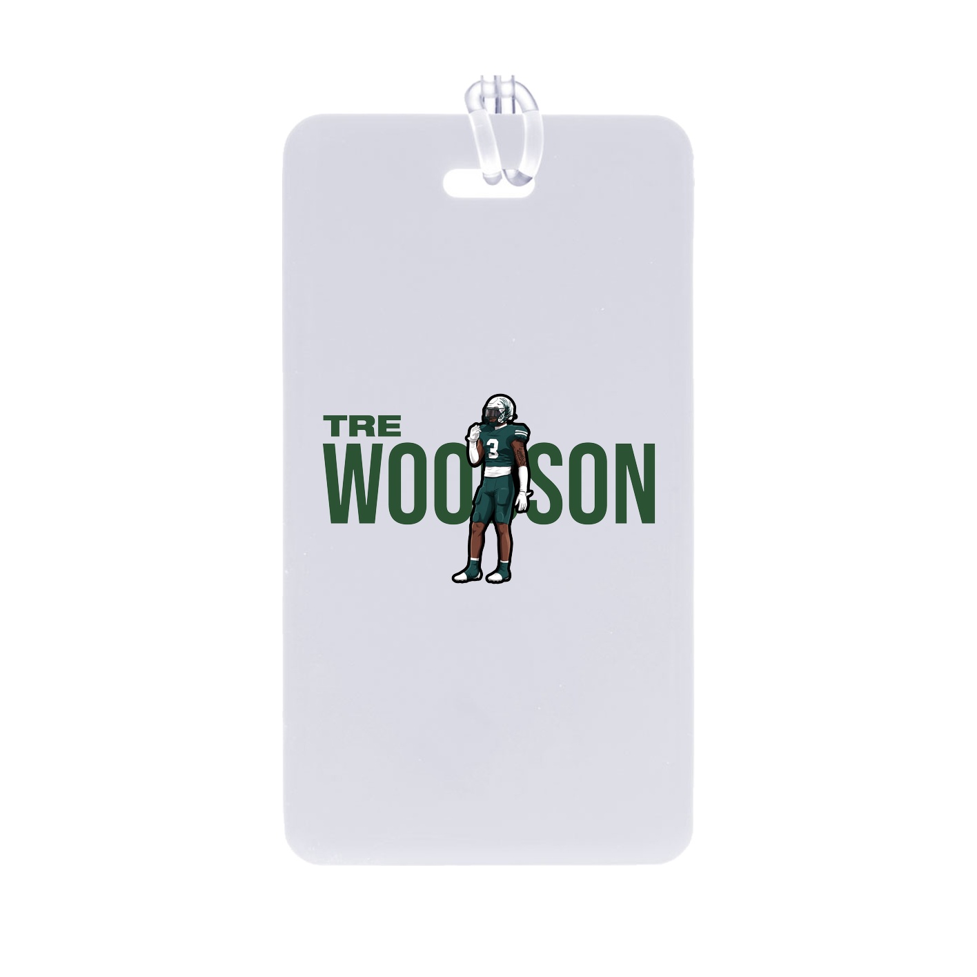 Bag Tag — Player Name in Classic