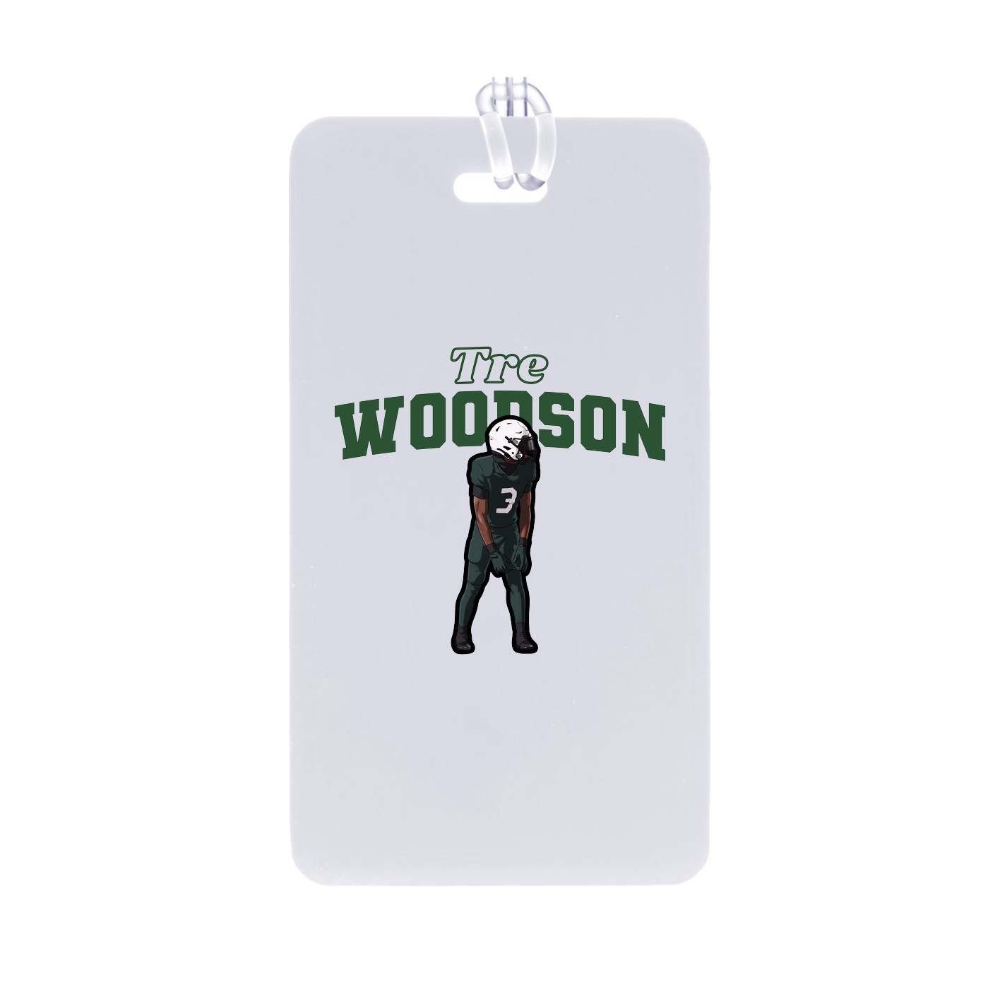 Bag Tag — Name Arch in Classic