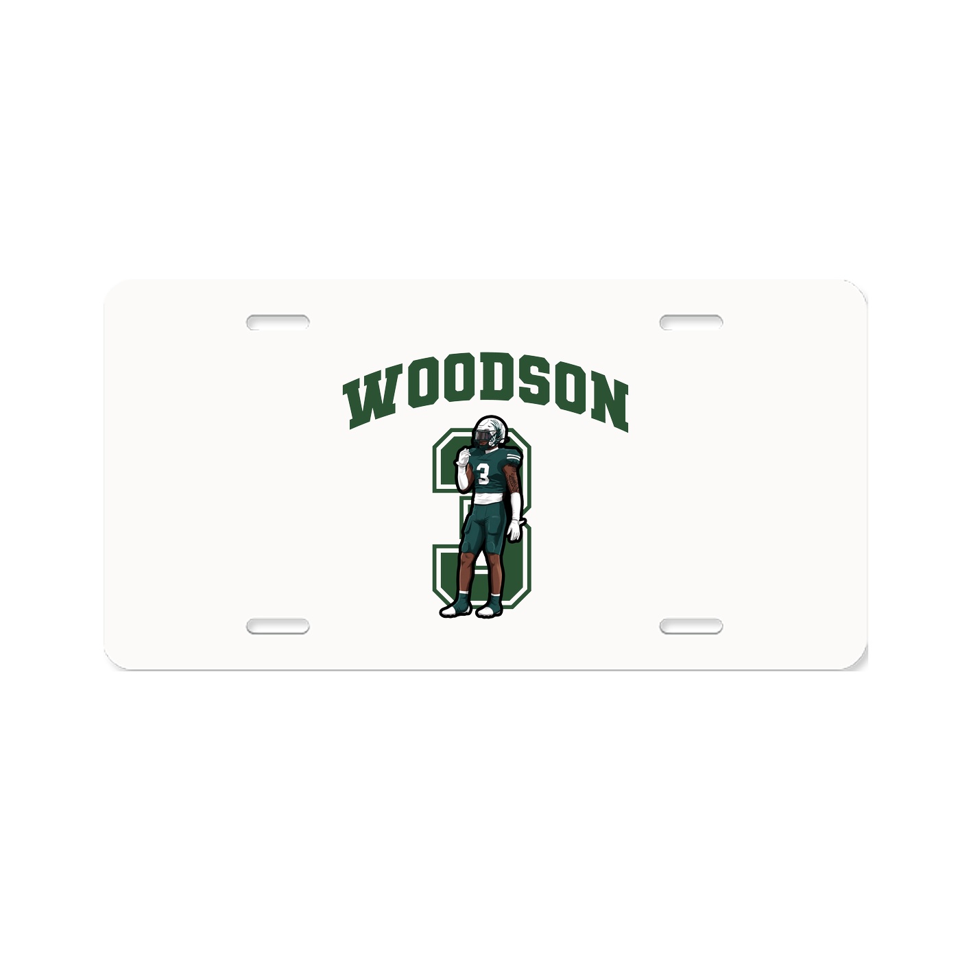 License Plate — Number in Classic