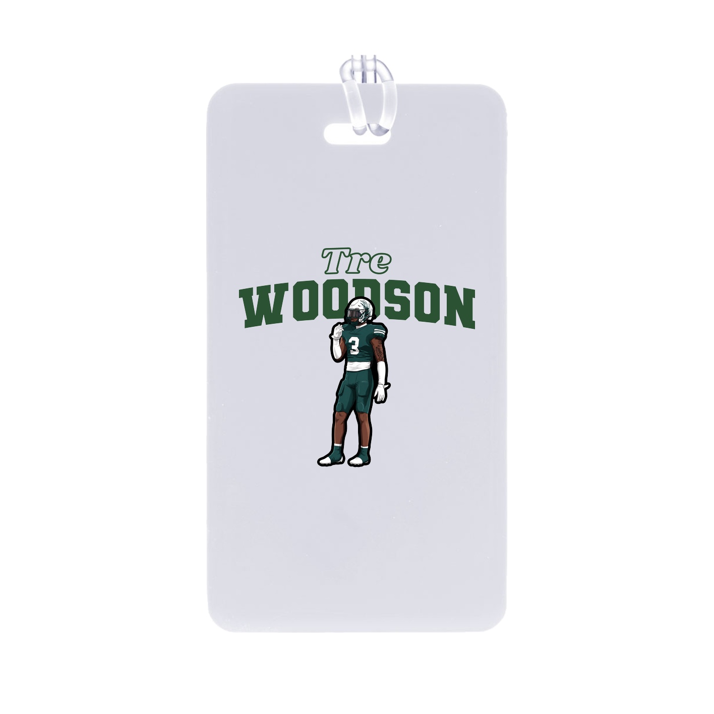 Bag Tag — Name Arch in Classic