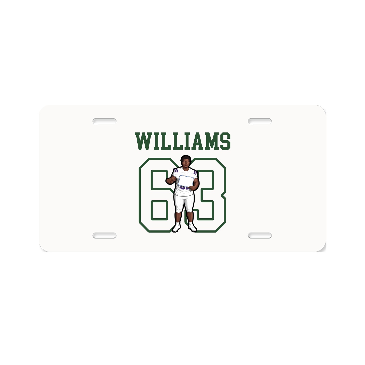 License Plate — Shirsey in Classic