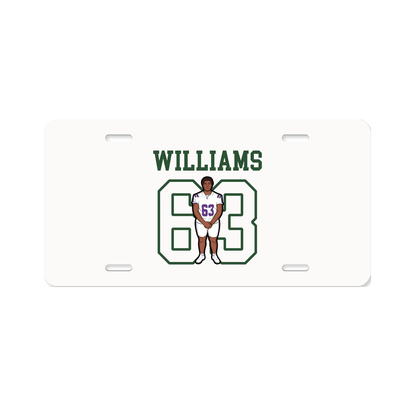 License Plate — Shirsey in Classic