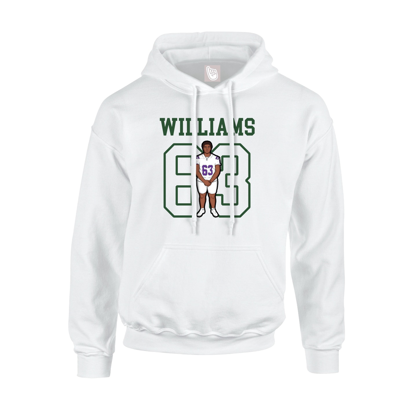Youth Hoodie — Shirsey in White