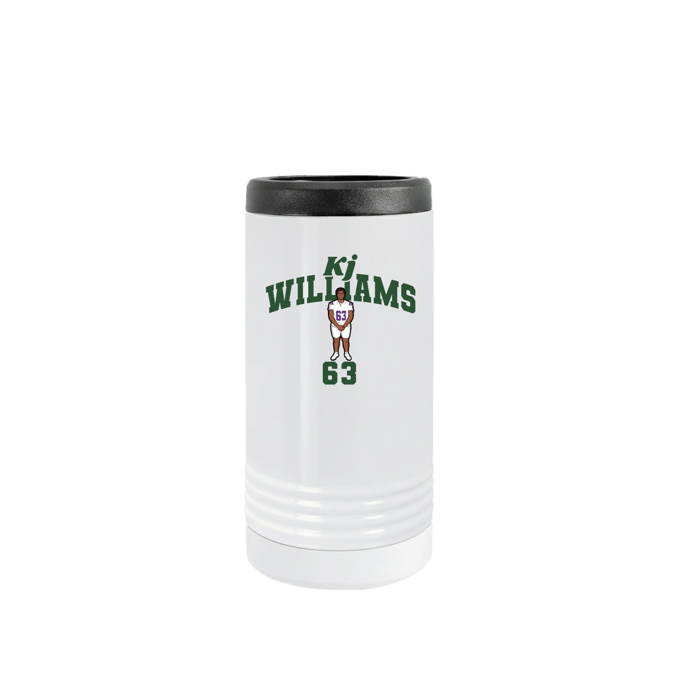 Slim Beverage Holder — Signature Arch in White