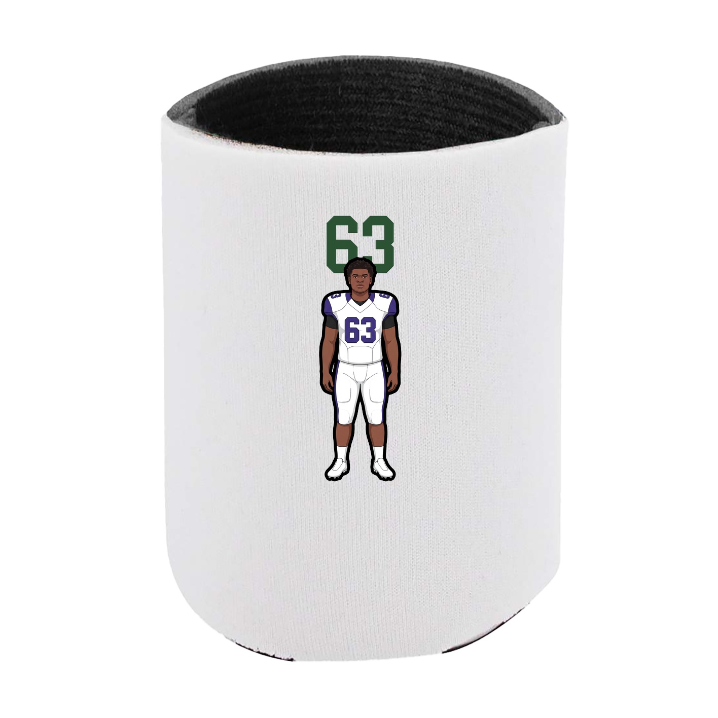 Can Holder — Number Top in White