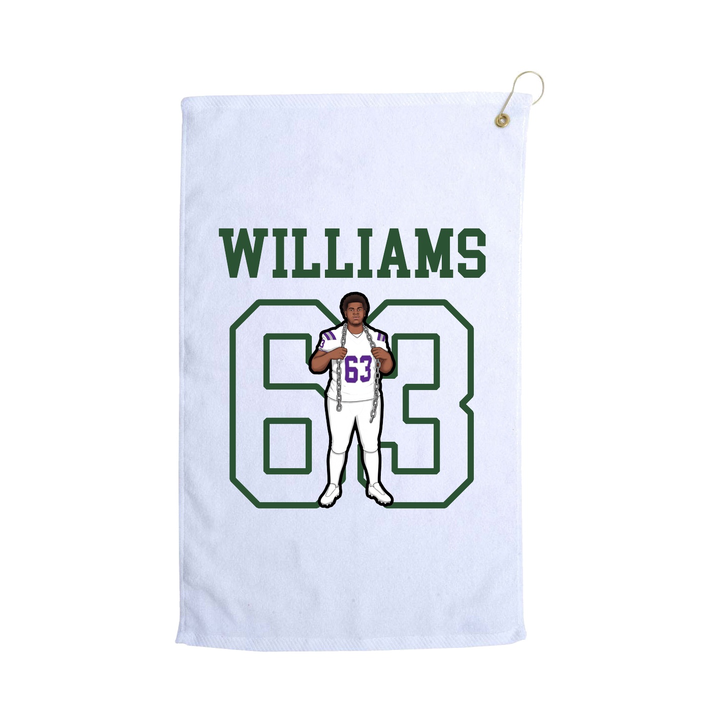 Golf Towel — Shirsey in White