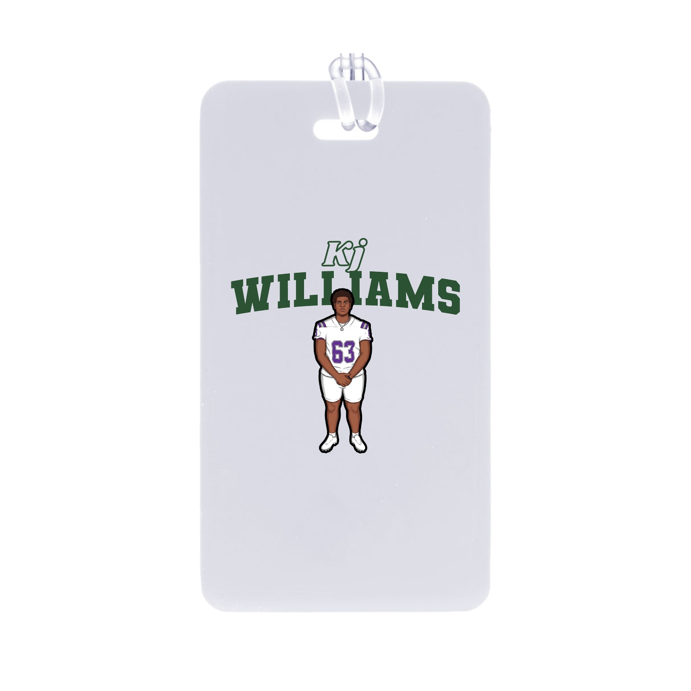 Bag Tag — Name Arch in Classic