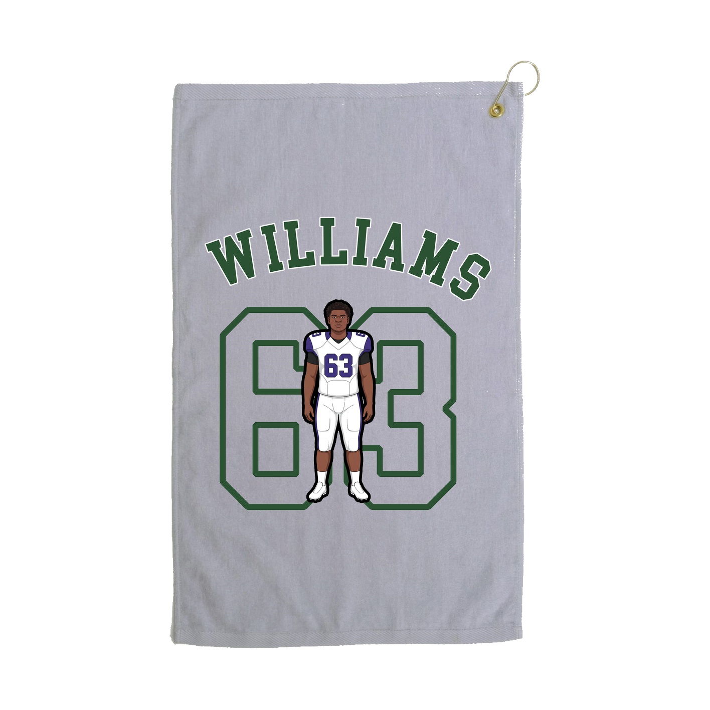 Golf Towel — Shirsey Arch in Grey