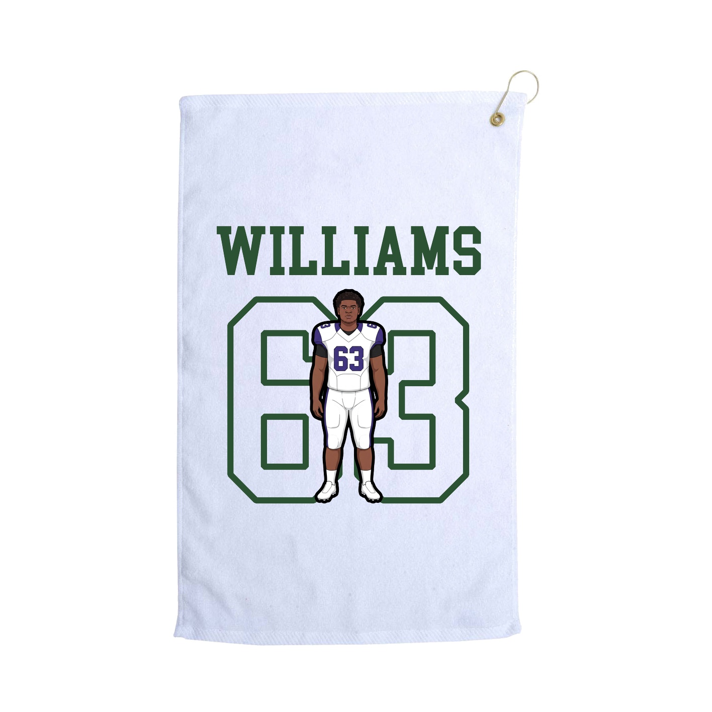Golf Towel — Shirsey in White