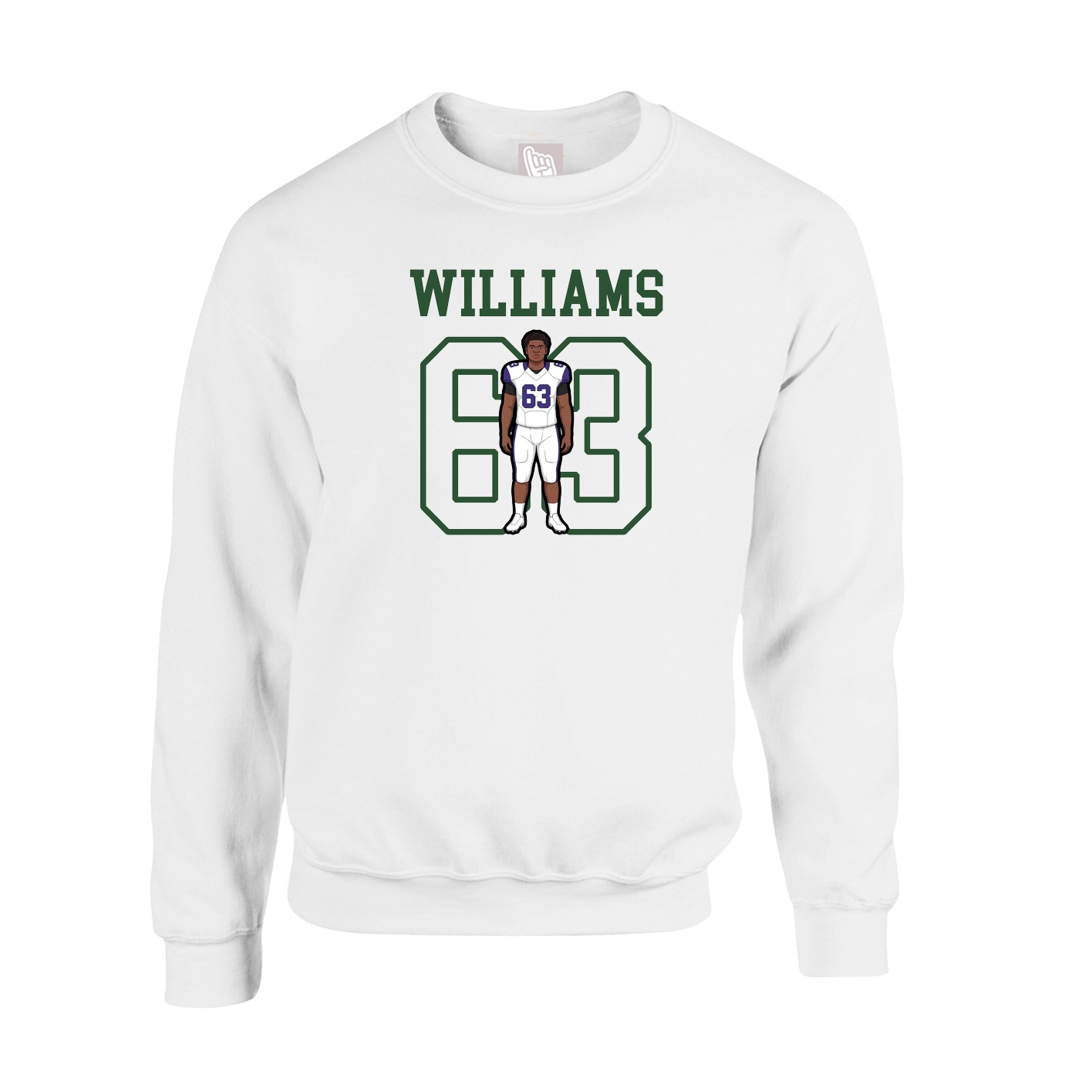 Fleece Crew — Shirsey in White