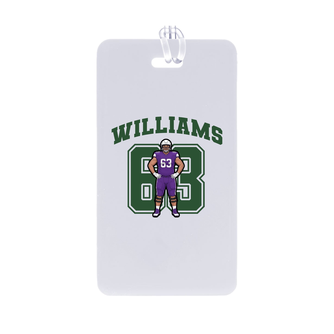 Bag Tag — Number in Classic