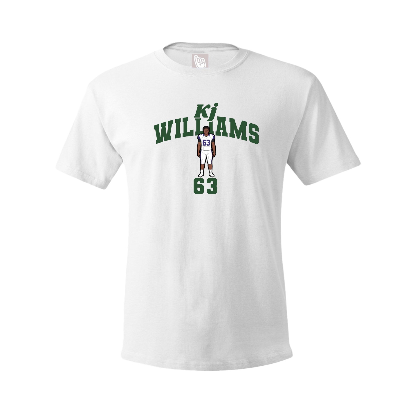 Youth Tee — Signature Arch in White