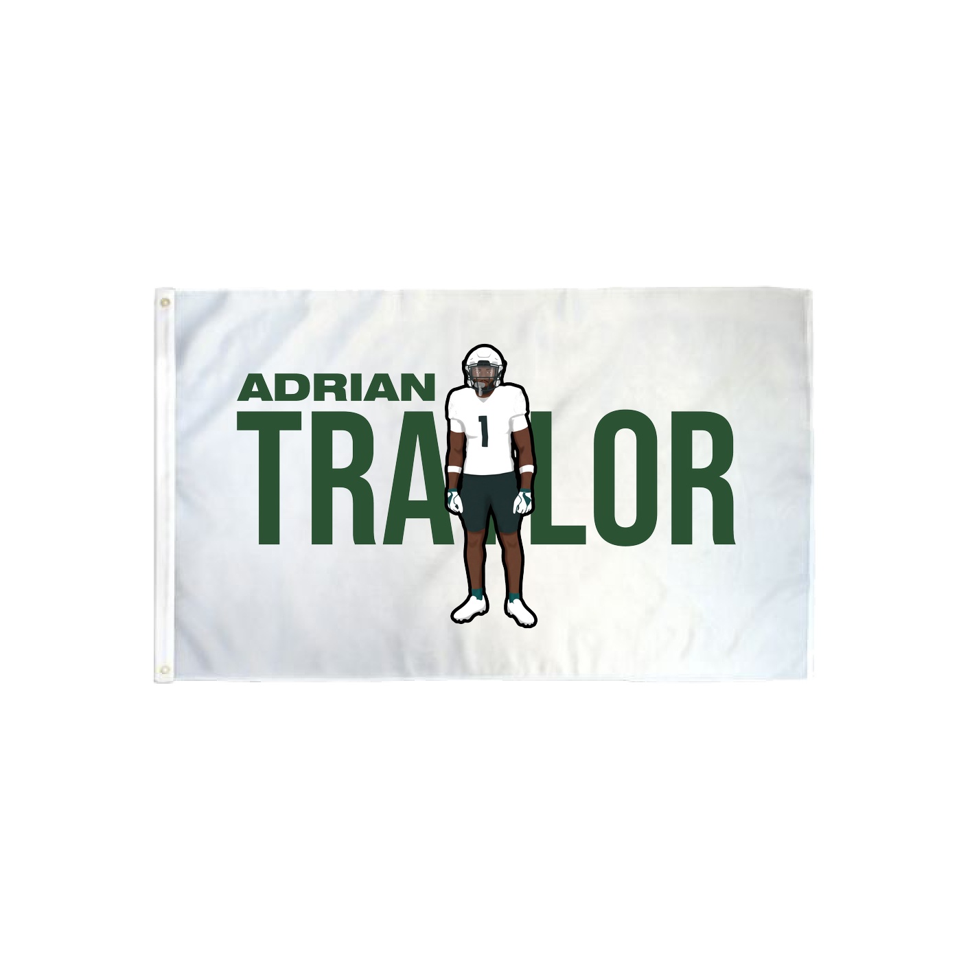 3x5 Flag — Player Name in Classic