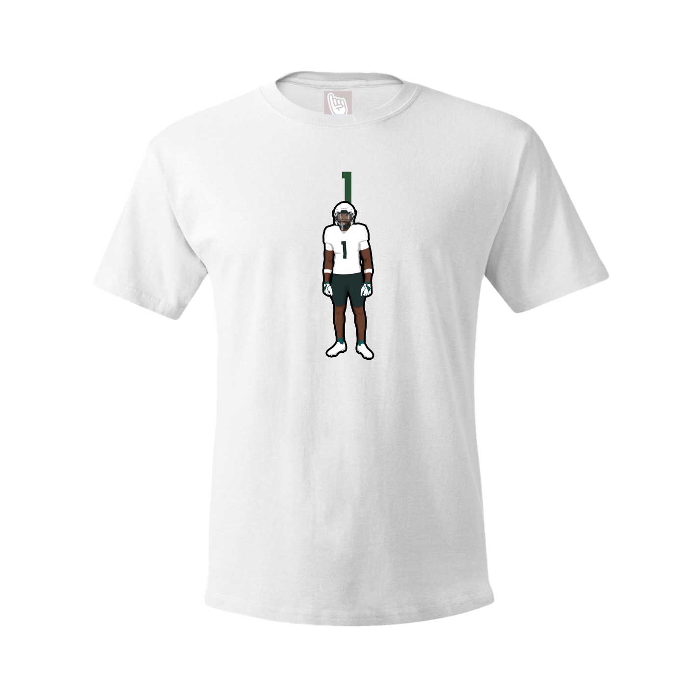 Tee — Number Top in White