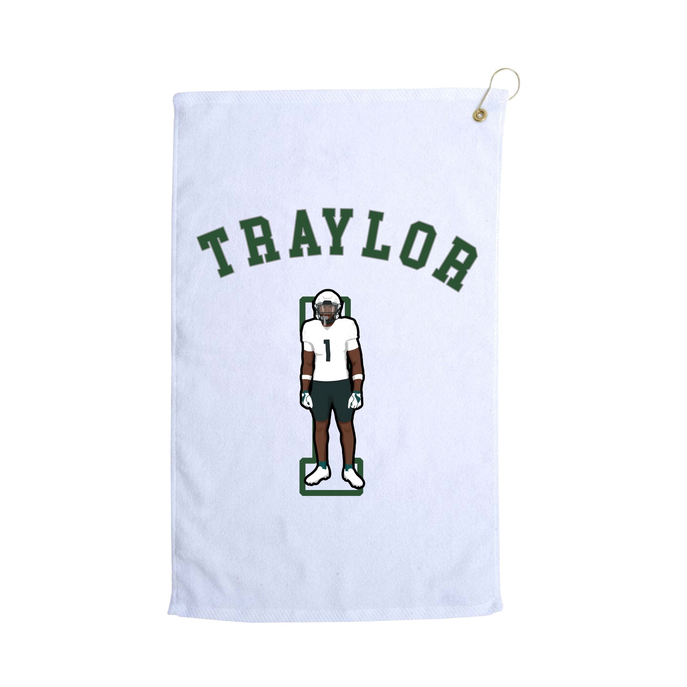 Golf Towel — Shirsey Arch in White