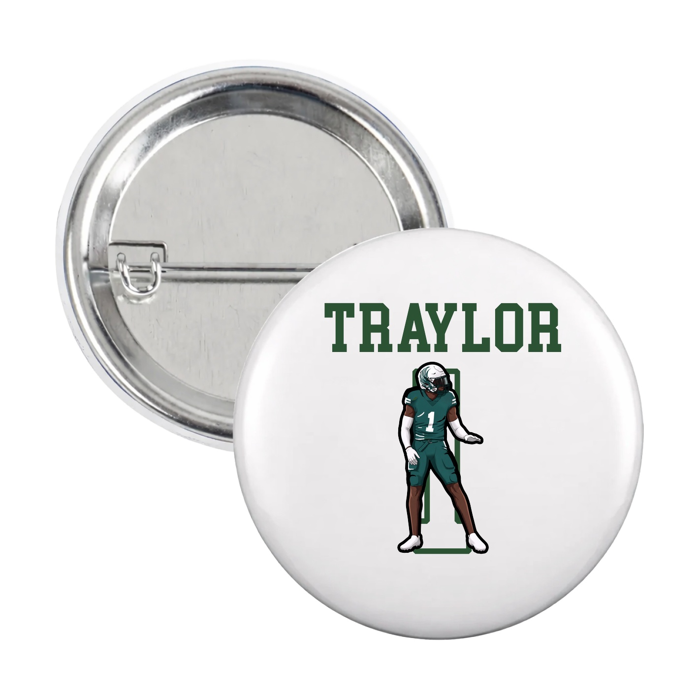 Game Day Button — Shirsey in White