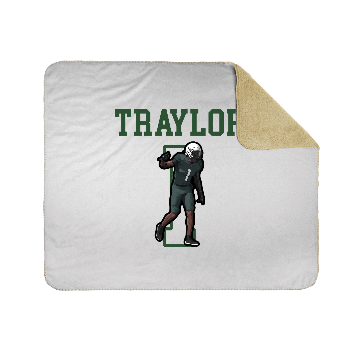 Throw Blanket — Shirsey in White