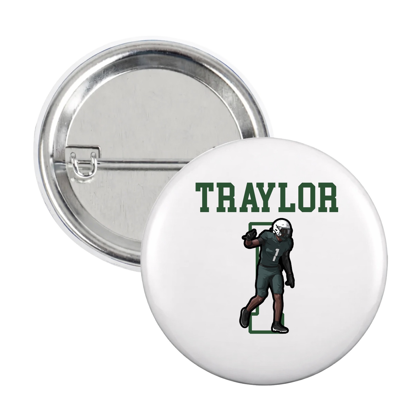 Game Day Button — Shirsey in White