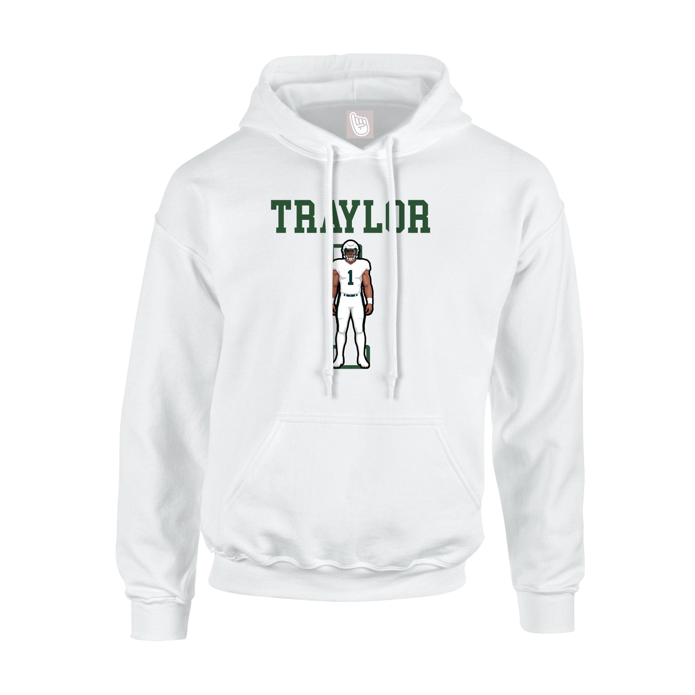 Hoodie — Shirsey in White