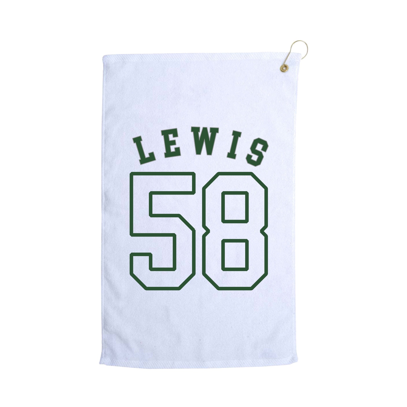 Golf Towel — Shirsey Arch in White